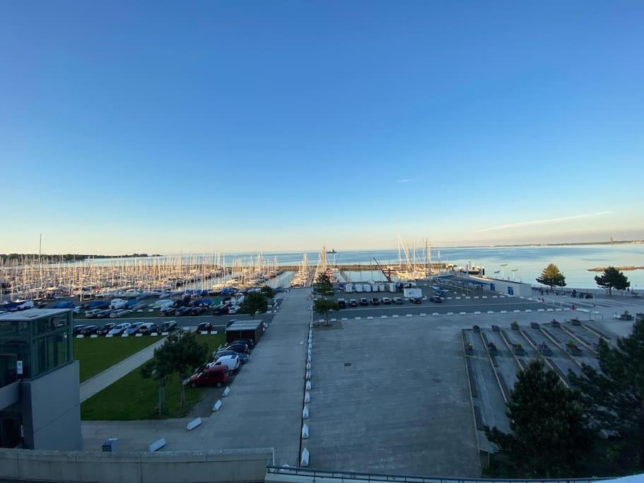 Panoramablick Und Den Strand Direkt Vor Der Tuer Apartment Kiel Luaran gambar