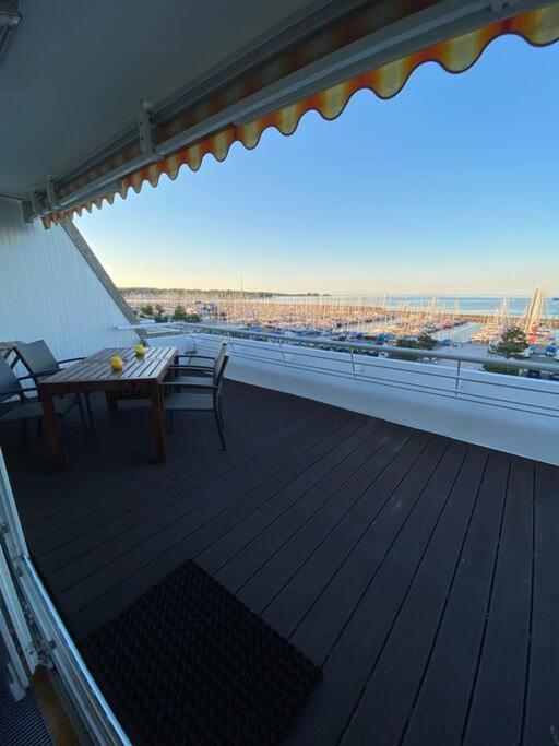 Panoramablick Und Den Strand Direkt Vor Der Tuer Apartment Kiel Luaran gambar